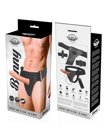 HARNESS ATTRACTION ARNES HUECO BENNY CON VIBRADOR 15 CM O 45 CM HARNESS ATTRACTION ARNES HUECO BENNY CON VIBRADOR 15 CM O 45 CM