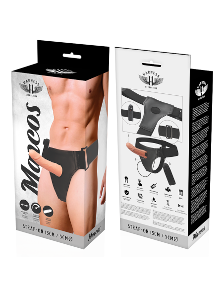 HARNESS ATTRACTION ARNES HUECO MARCOS CON VIBRADOR 15 CM O 5 CM HARNESS ATTRACTION ARNES HUECO MARCOS CON VIBRADOR 15 CM O 5 CM
