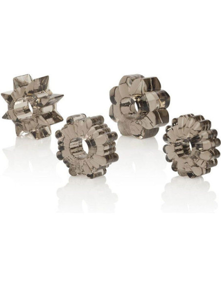 CALEXOTICS BASIC SET 4 ANILLAS PENE TPR CALEXOTICS BASIC SET 4 ANILLAS PENE TPR