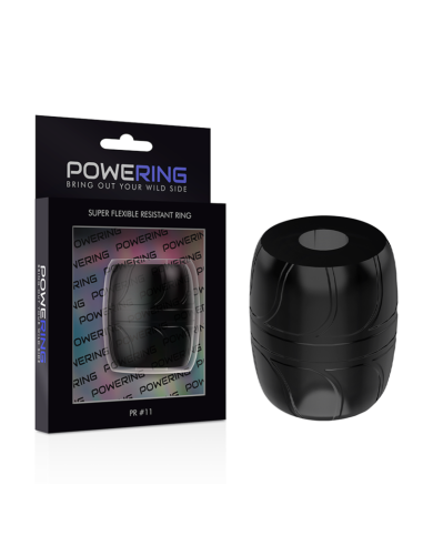 POWERING SUPER FLEXIBLE Y RESISTENTE ANILLO PENE 5 CM PR11 NEGRO
