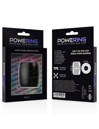 POWERING SUPER FLEXIBLE Y RESISTENTE ANILLO PENE 5 CM PR11 NEGRO