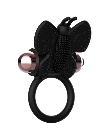 COQUETTE CHIC DESIRE COCK RING BUTTERFLY ANILLO VIBRADOR NEGRO GOLD