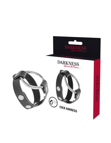 DARKNESS ANILLO PARA PENE Y TESTICULOS BDSM DARKNESS ANILLO PARA PENE Y TESTICULOS BDSM