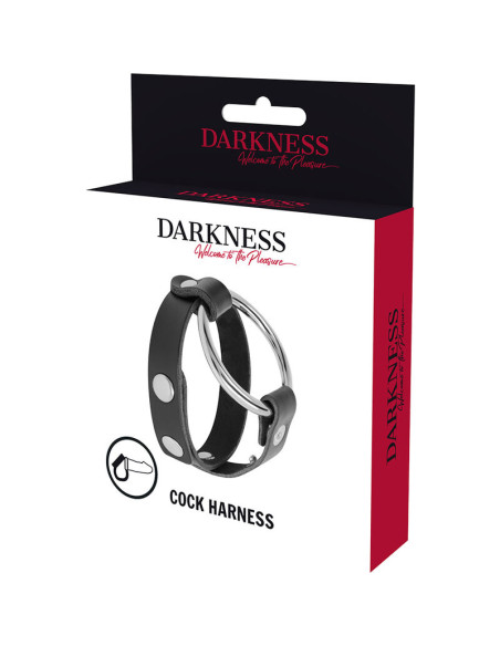 DARKNESS ANILLO PARA PENE Y TESTICULOS BDSM DARKNESS ANILLO PARA PENE Y TESTICULOS BDSM