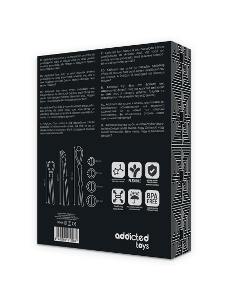 ADDICTED TOYS KIT DE 7 ANILLAS SILICONA FLEXIBLE
