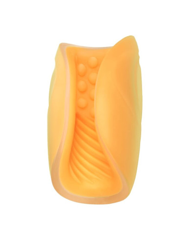 CALEXOTICS BEADED GRIP MASTURBADOR TEXTURADO NARANJA