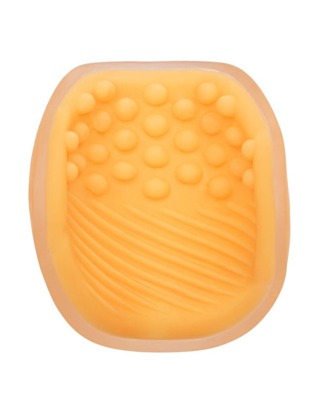 CALEXOTICS BEADED GRIP MASTURBADOR TEXTURADO NARANJA