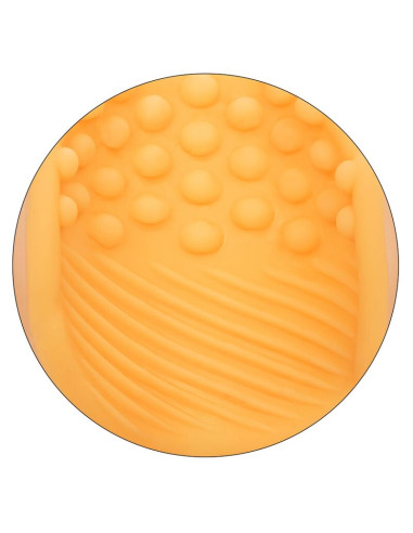 CALEXOTICS BEADED GRIP MASTURBADOR TEXTURADO NARANJA