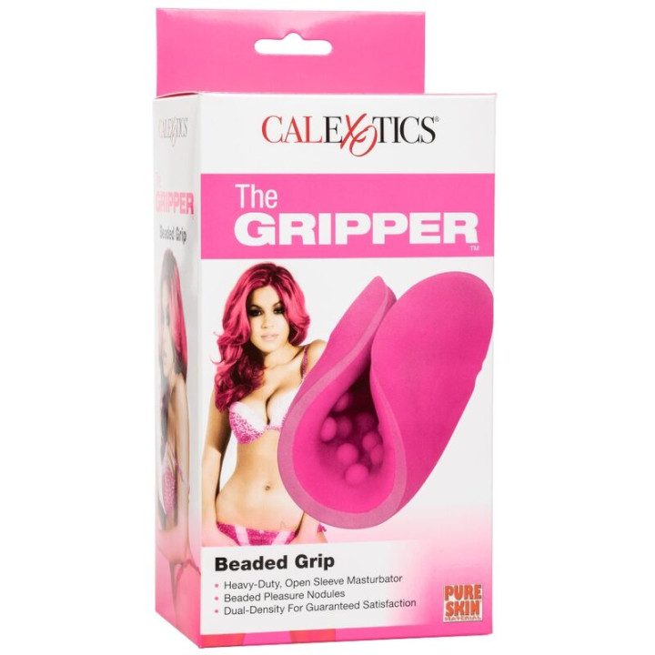 CALEXOTICS BEADED GRIP MASTURBADOR TEXTURADO