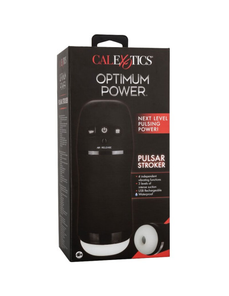 CALEXOTICS OPTIMUM POWER MASTURBADOR CON VIBRACION Y ONDAS ESTIMULADORAS CALEXOTICS OPTIMUM POWER MASTURBADOR CON VIBRACION Y ONDAS ESTIMULADORAS