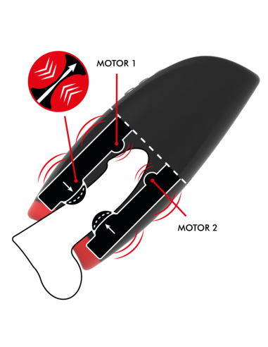 JAMYJOB NOVAX MASTURBADOR CON VIBRACION Y COMPRESION