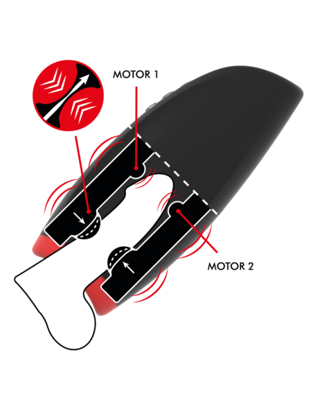 JAMYJOB NOVAX MASTURBADOR CON VIBRACION Y COMPRESION JAMYJOB NOVAX MASTURBADOR CON VIBRACION Y COMPRESION