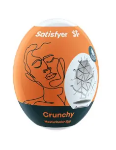 SATISFYER CRUNCHY HUEVO MASTURBADOR