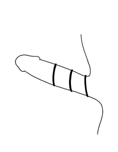 OHMAMA SET 3 ANILLOS DE SILICONA NEGRO 2