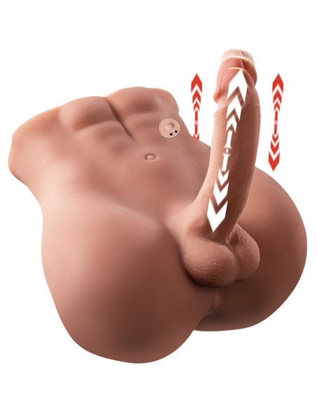XISE BERTLETT DILDO ASS MASTURBADOR DILDO Y ANO REALASTICO POSICIAN FRONTAL CON THRUSTING 18 CM
