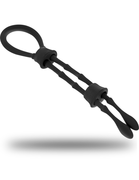 OHMAMA FETISH CUERDA ANILLO PARA PENE Y TESTICULOS SILICONA