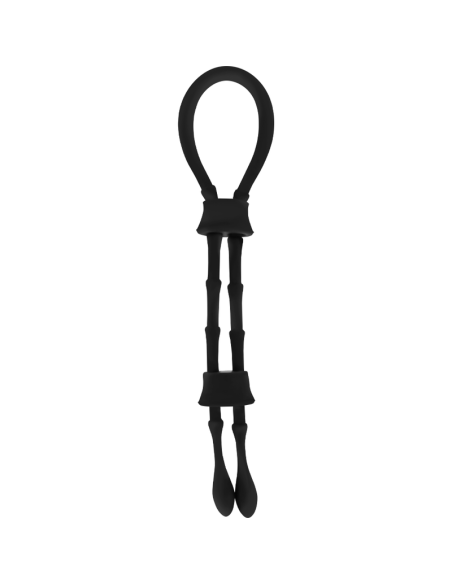 OHMAMA FETISH CUERDA ANILLO PARA PENE Y TESTICULOS SILICONA