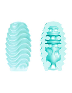 PRETTY LOVE HUEVO MASTURBADOR DOBLE CARA TURQUESA 2