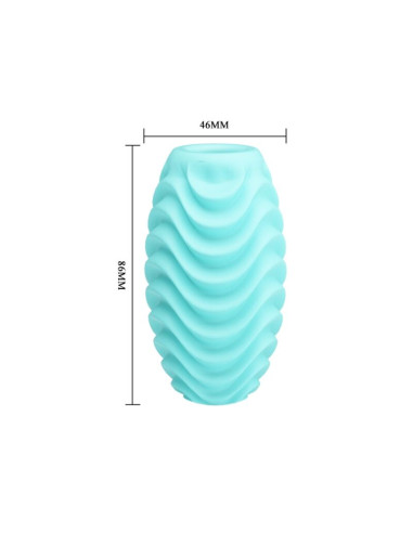 PRETTY LOVE HUEVO MASTURBADOR DOBLE CARA TURQUESA