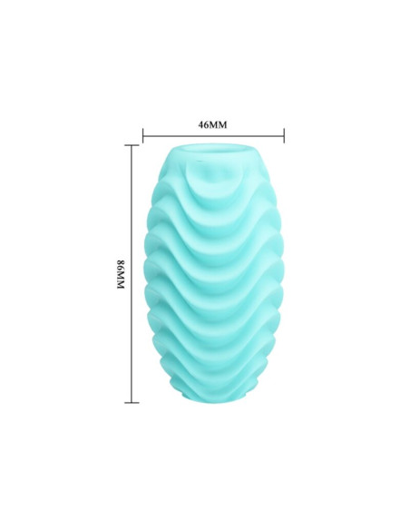 PRETTY LOVE HUEVO MASTURBADOR DOBLE CARA TURQUESA PRETTY LOVE HUEVO MASTURBADOR DOBLE CARA TURQUESA