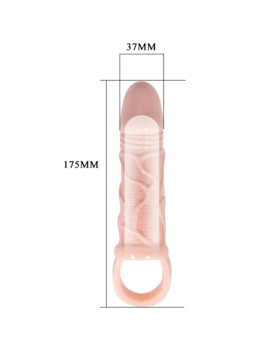 BAILE FUNDA EXTENSORA PENE CON STRAP PARA TESTICULOS 135 CM