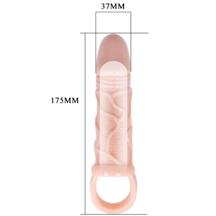 BAILE FUNDA EXTENSORA PENE CON STRAP PARA TESTICULOS 135 CM