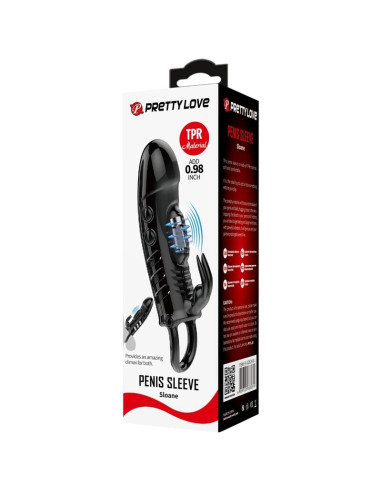 PRETTY LOVE SLOANE FUNDA PENE RABBIT NEGRO