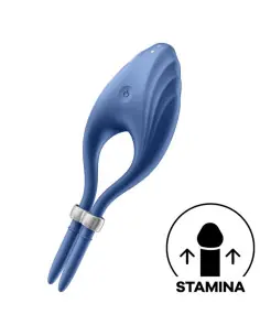 SATISFYER DUELIST ANILLO VIBRADOR GRIS