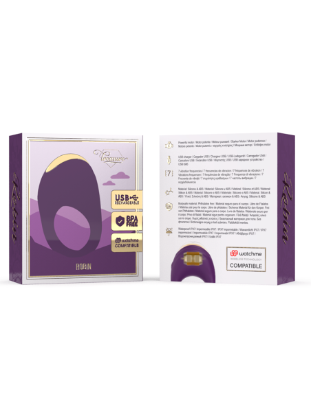 TREASURE ROBIN VIBRATING RING COMPATIBLE CON WATCHME WIRELESS TECHNOLOGY