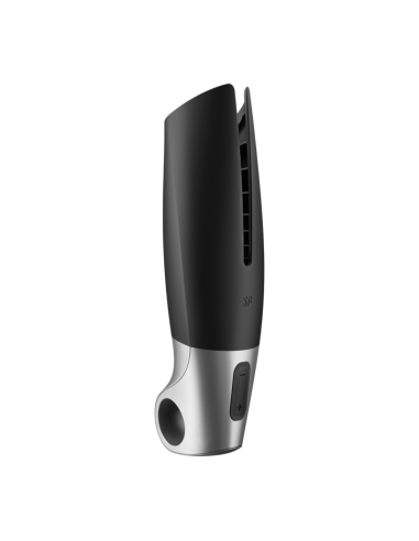 SATISFYER POWER MASTURBATOR NEGRO Y PLATA