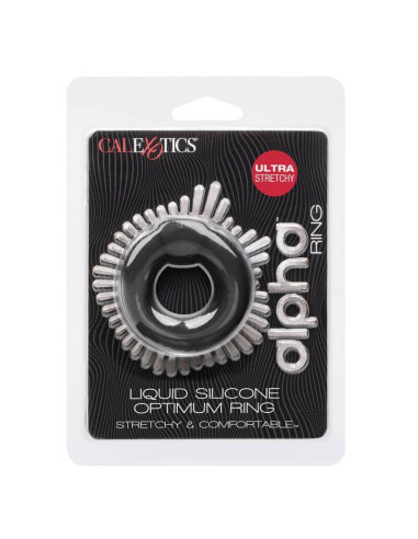 CALEXOTICS ALPHA OPTIMUM RING NEGRO