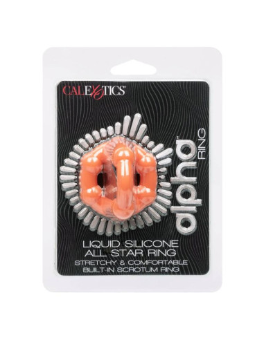 CALEXOTICS ALPHA ALL STAR RING NARANJA