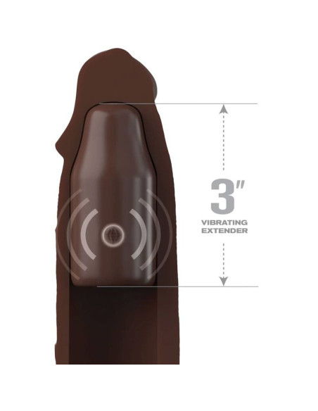 FANTASY X TENSIONS PIPEDREAMS SLEEVE 2286 CM 762 CM PLUG REMOTE BROWN FANTASY X TENSIONS PIPEDREAMS SLEEVE 2286 CM 762 CM PLUG REMOTE BROWN