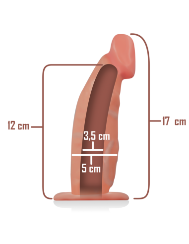 INTENSE ARNES HUECO CON DILDO 18 X 35 CM