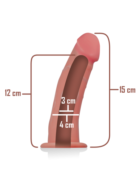 INTENSE ARNES HUECO CON DILDO 16 X 3 CM INTENSE ARNES HUECO CON DILDO 16 X 3 CM
