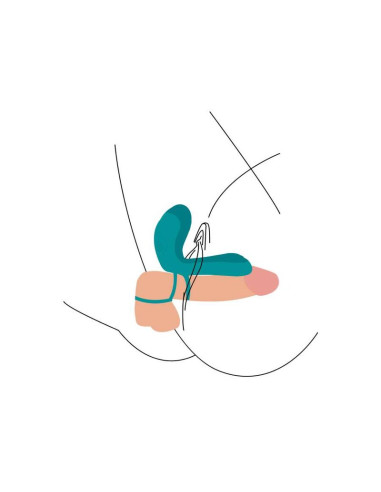 XOCOON ANILLO VIBRADOR PARA PAREJAS VERDE