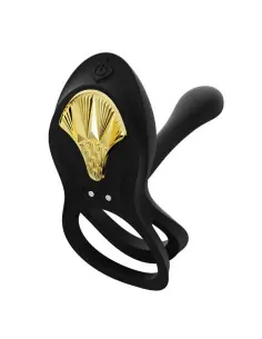 ZALO BAYEK ANILLO VIBRADOR CONTROL REMOTO PAREJAS NEGRO 2