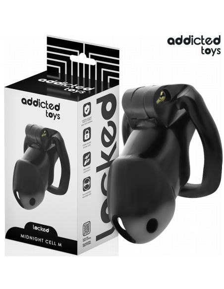 ADDICTED TOYS LOCKED MINDNIGHT CELL JAULA PARA PENE TALLA M