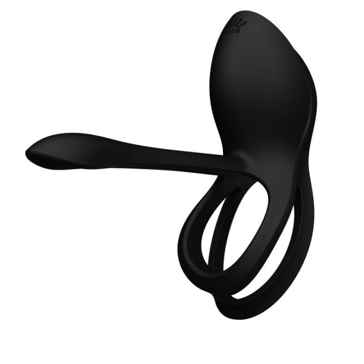 ZALO BAYEK ANILLO VIBRADOR CONTROL REMOTO PAREJAS NEGRO