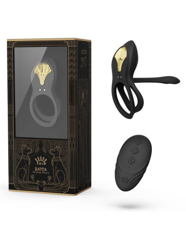 ZALO BAYEK ANILLO VIBRADOR CONTROL REMOTO PAREJAS NEGRO
