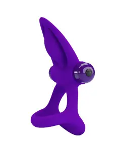 PRETTY LOVE ANILLO VIBRADOR 10 VIBRACIONES SILICONA VIOLETA 2