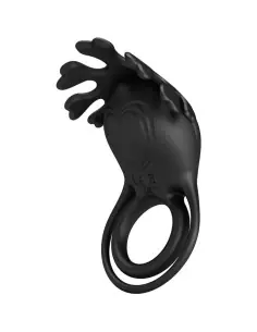 PRETTY LOVE RUBEN ANILLO VIBRADOR 7 VIBRACIONES SILICONA NEGRO 2