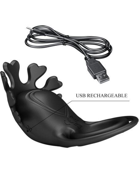 PRETTY LOVE RUBEN ANILLO VIBRADOR 7 VIBRACIONES SILICONA NEGRO PRETTY LOVE RUBEN ANILLO VIBRADOR 7 VIBRACIONES SILICONA NEGRO