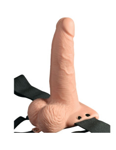 FETISH FANTASY SERIES ARNES AJUSTABLE CONTROL REMOTO PENE REALISTICO CON TESTICULOS RECARGABLE Y VIBRADOR 15 CM 2