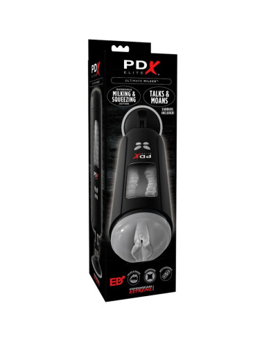 PDX ELITE MASTURBADOR STROKER ULTIMATE MILKER VAGINA CON VOZ