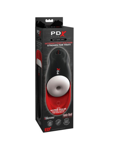 PDX ELITE MASTURBADOR STROKER FAP O MATIC PRO CON BASE PARA TESTICULOS