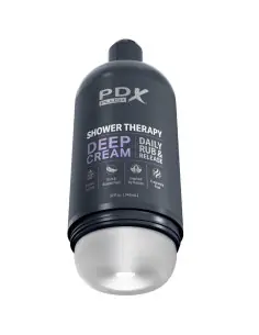 PDX PLUS MASTURBADOR STROKER DISENO DISCRETO DE BOTE CHAMPU DEEP CREAM 2