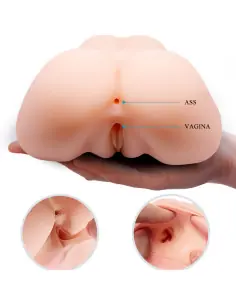 CRAZY BULL VAGINA Y ANO REALISTICOS DOBLE VIBRACION 2