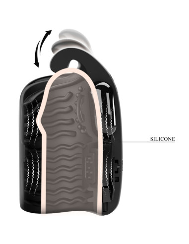 PRETTY LOVE MASTURBADOR MANUAL PARA GLANDE VIBRADOR RECARGABLE