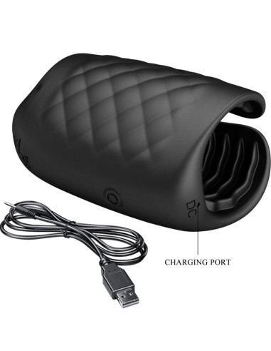 PRETTY LOVE MASTURBADOR MANUAL PARA GLANDE VIBRADOR RECARGABLE